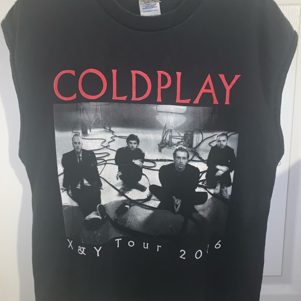 Vintage Coldplay Tour shirt